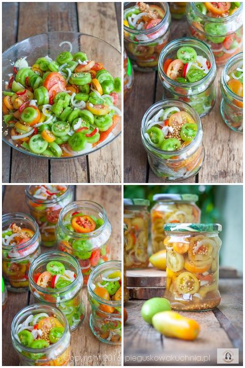 salatka z zielonych pomidorów